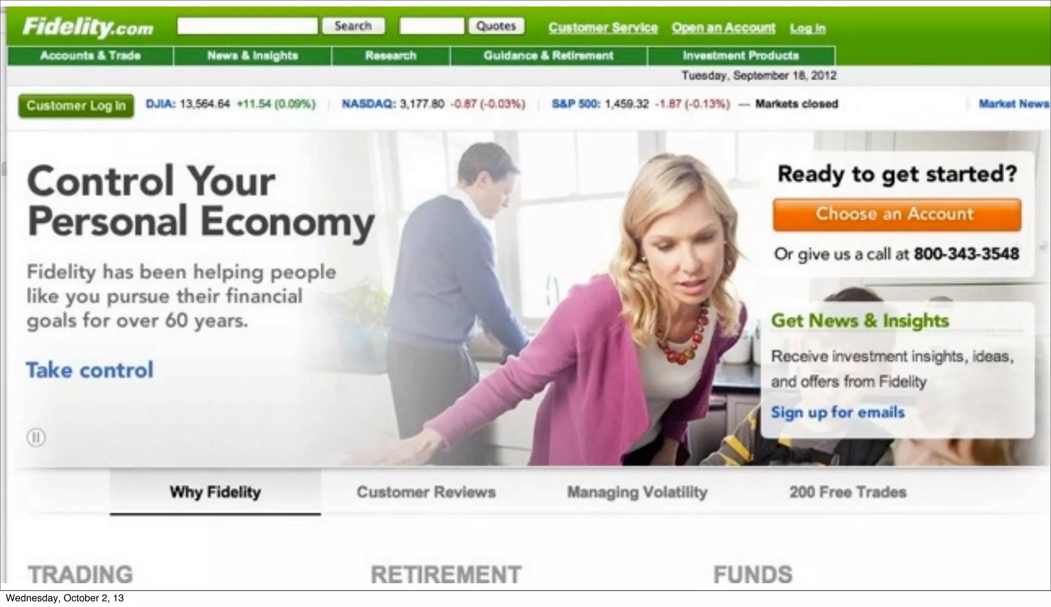 Wednesday, October 2, 13
 