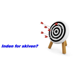 Inden for skiven?
 