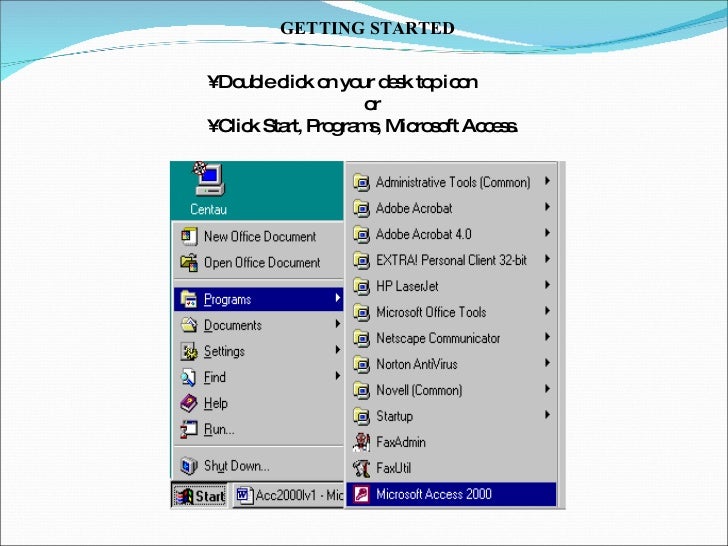 ms access ppt