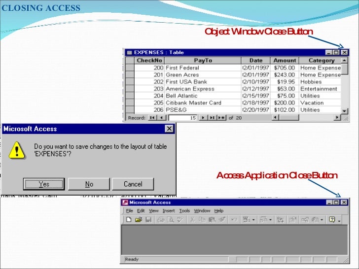 Ms Access ppt
