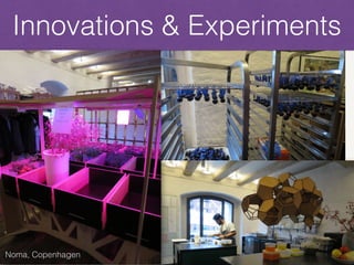 Innovations & Experiments
NomaNoma, Copenhagen
 