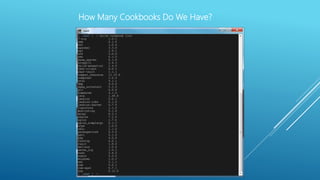 How Many Cookbooks Do We Have?
 