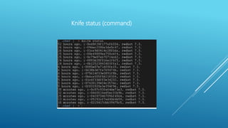 Knife status (command)
 