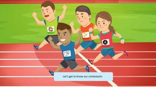 Let’s get to know our contestants
 