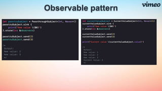 Observable pattern
 
