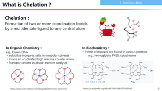Chelation mphil chemistry inorganic compounds in biological systems | PDF