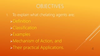 Chelating Agent Example Chelators - BUGEMA UNIVERSITY | PPTX