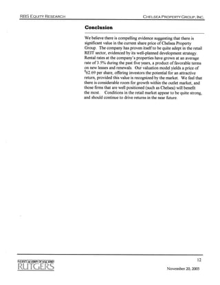 Chelsea Property Group (Reit)