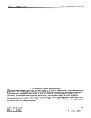 Chelsea Property Group (Reit)