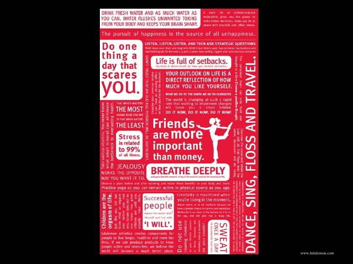 what is lululemon mission statement