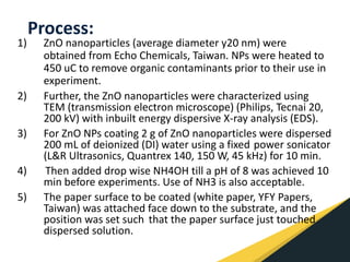 Preparation and Characterization of nano particles pdf | PDF