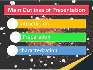 Preparation and Characterization of nano particles pdf | PDF
