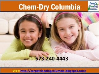 Visit: http://carpetcleaningcolumbia.blogspot.com/
Chem-Dry Columbia
573-240-4443
 