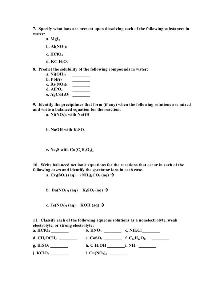 si 12 of the following substances an aqueous solution of will form basic solutions