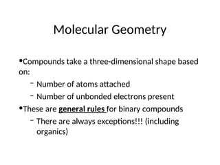 CHEM1-MIDTERM-W9-10-Lewis Structure and Molecular Geometry.ppt