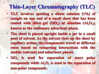 thin layer chromatography description analysis | PPT