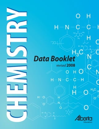 CHEMISTRY
        Data Booklet
              revised 2008
 