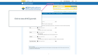 Click to view all ACS journals
 