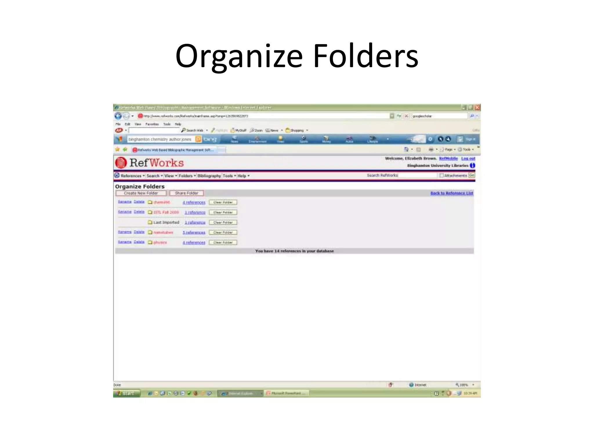 Organize Folders