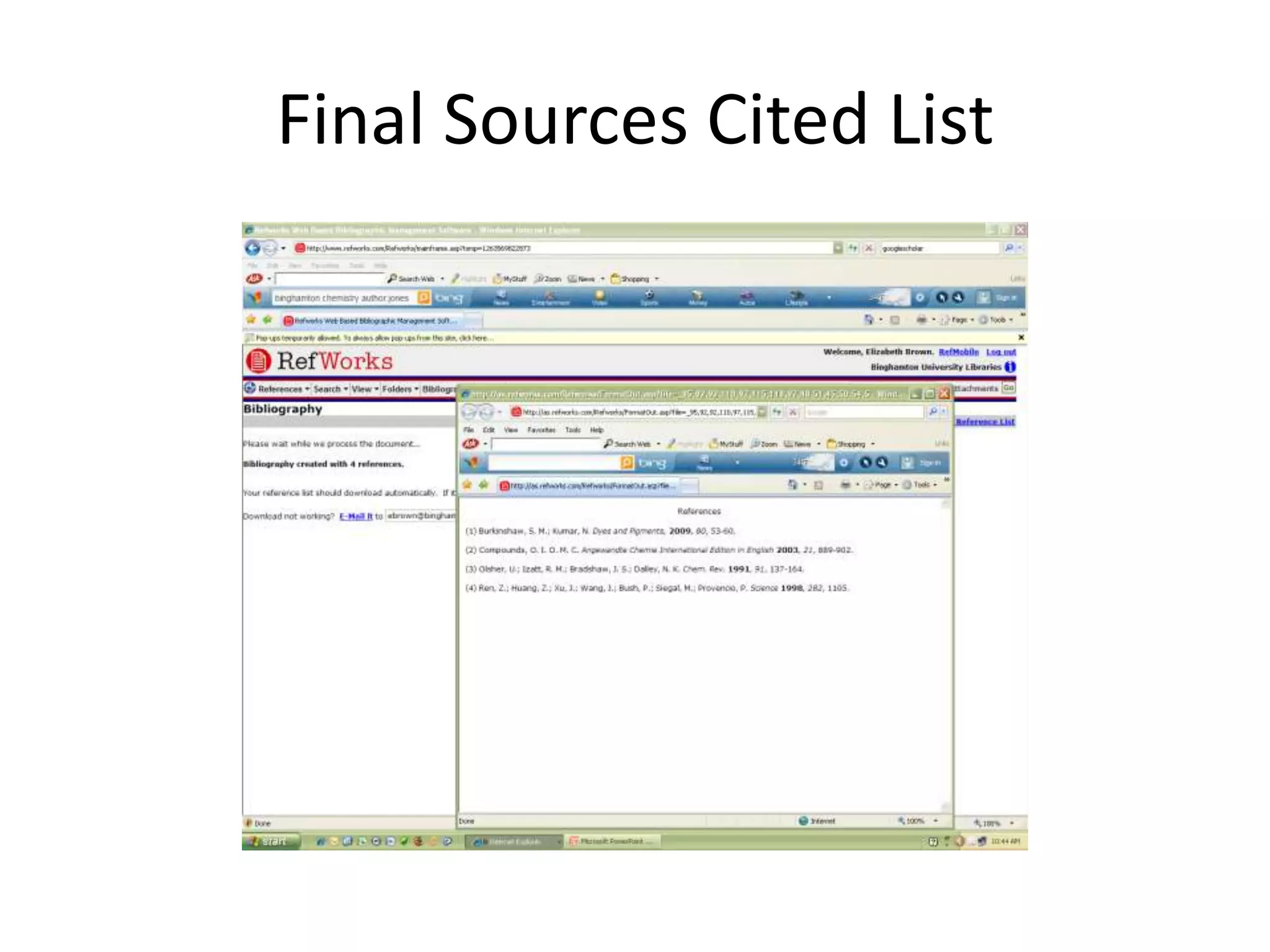 Final Sources Cited List