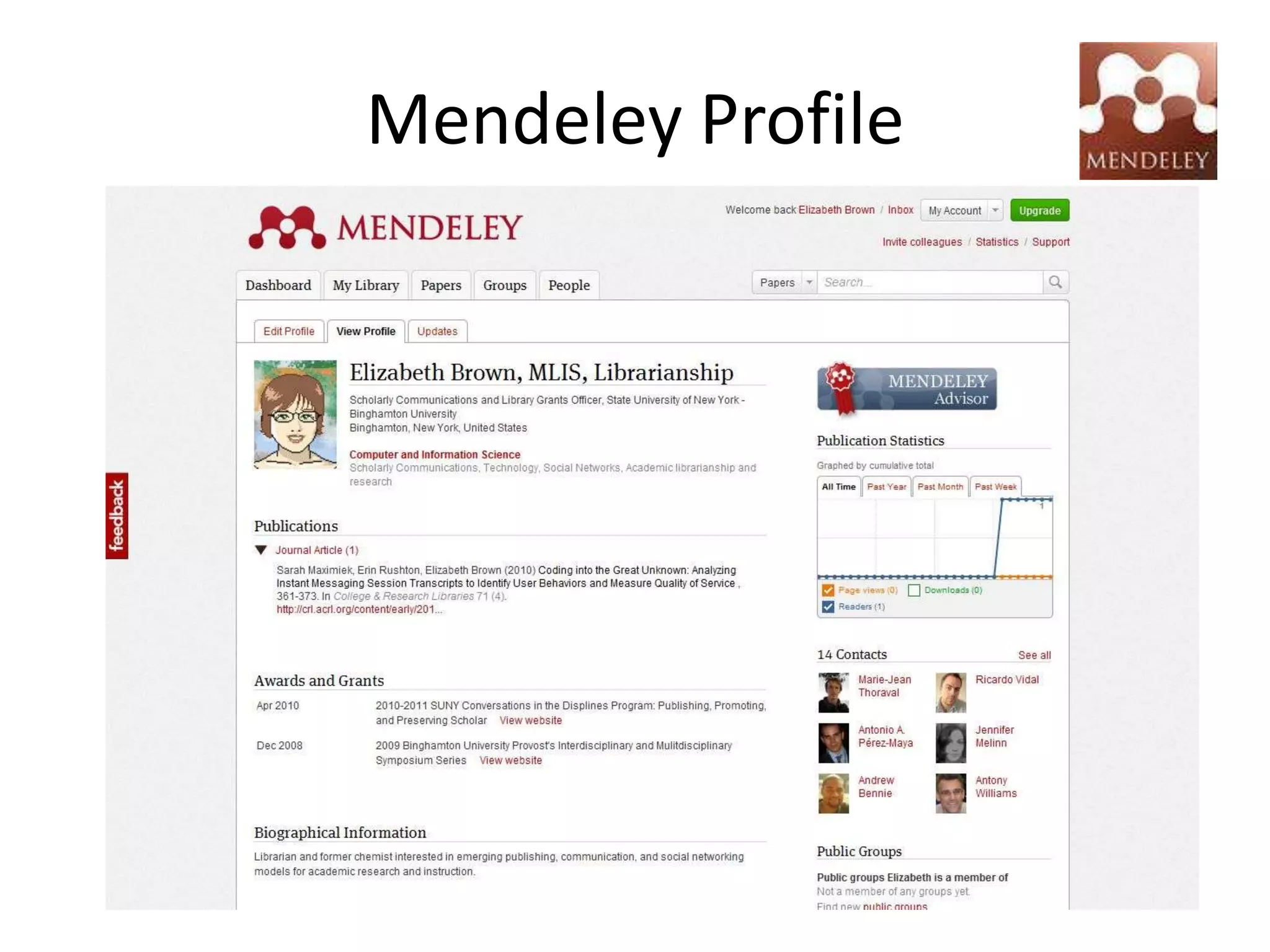 Mendeley Profile