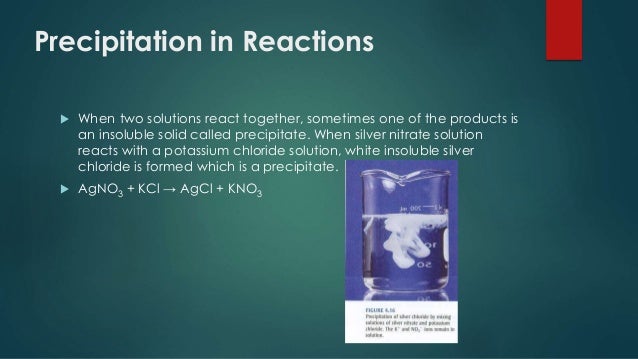 when does precipitate form in a chemical reaction when does precipitate form in a chemical reaction