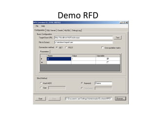 Demo RFD
 