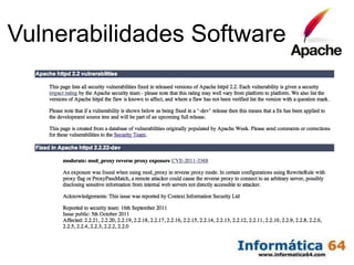 Vulnerabilidades Software
 