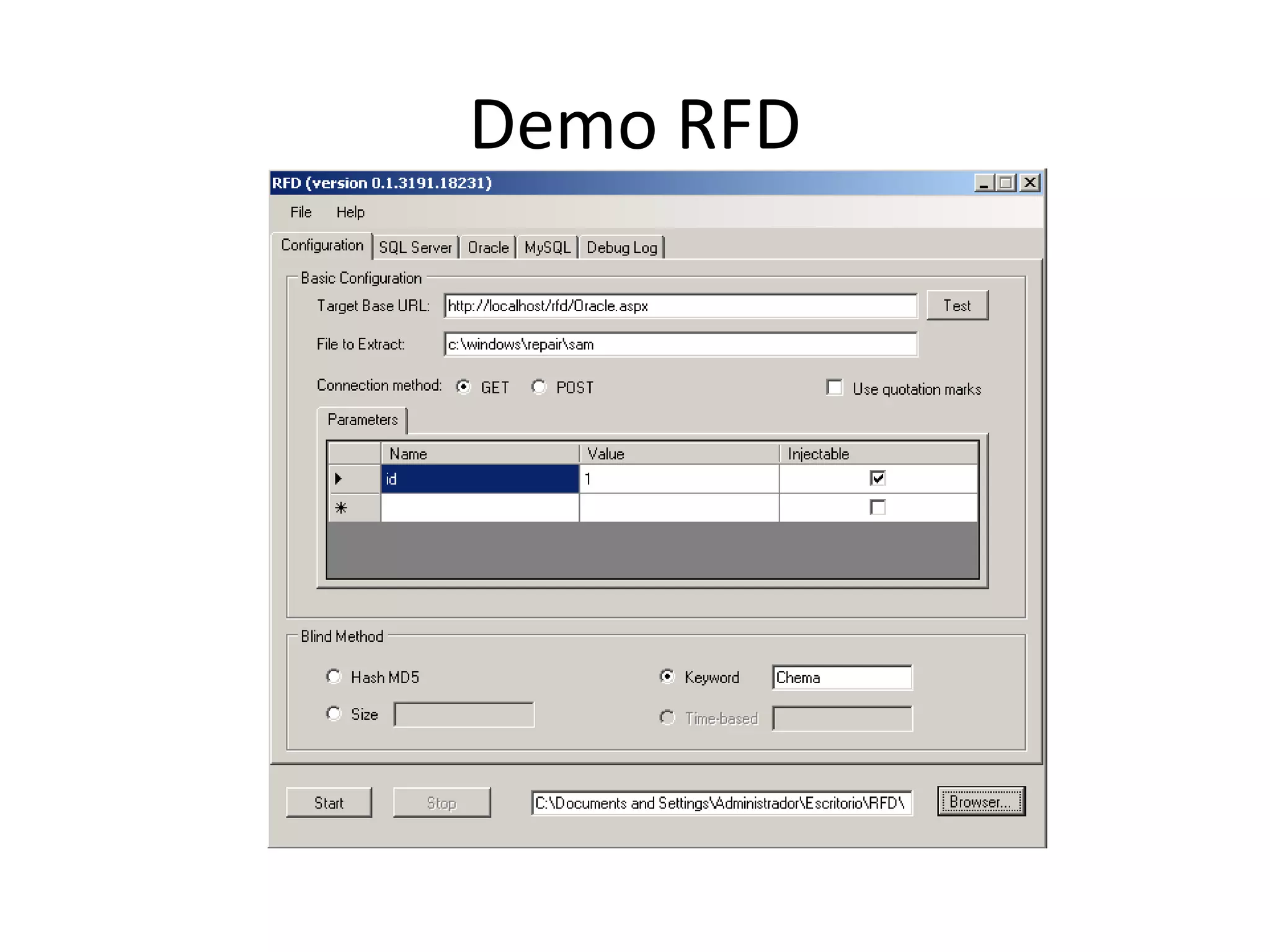 Demo RFD 