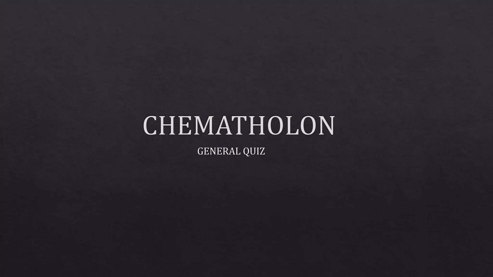 Chemathlon   2016
