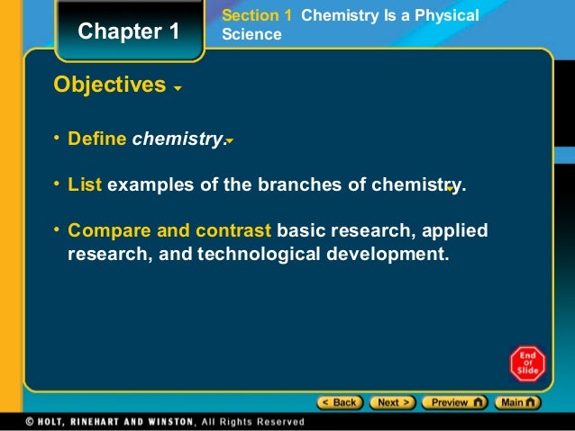 Chemistry Chapter 1 Lesson1 Powerpoint 1