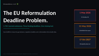 The EU Reformulation Deadline Problem - How IntelliForm Closes the Gap ...