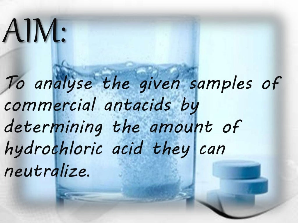 CBSE class 12th Chemistry project on antacids for cbse aissce 201720…