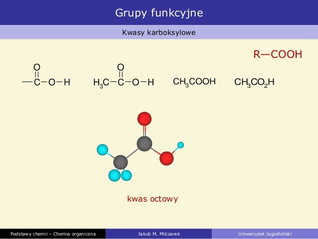 Podstawy chemii - Chemia organiczna