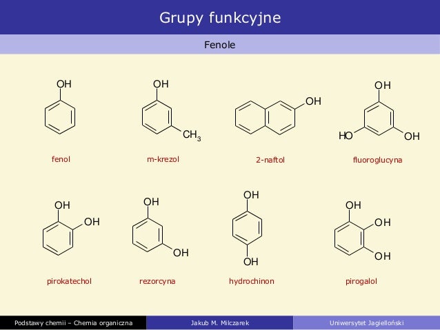 Grupy Funkcyjne W Chemii Organicznej