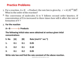 Chemical kinetics-ppt | PPTX