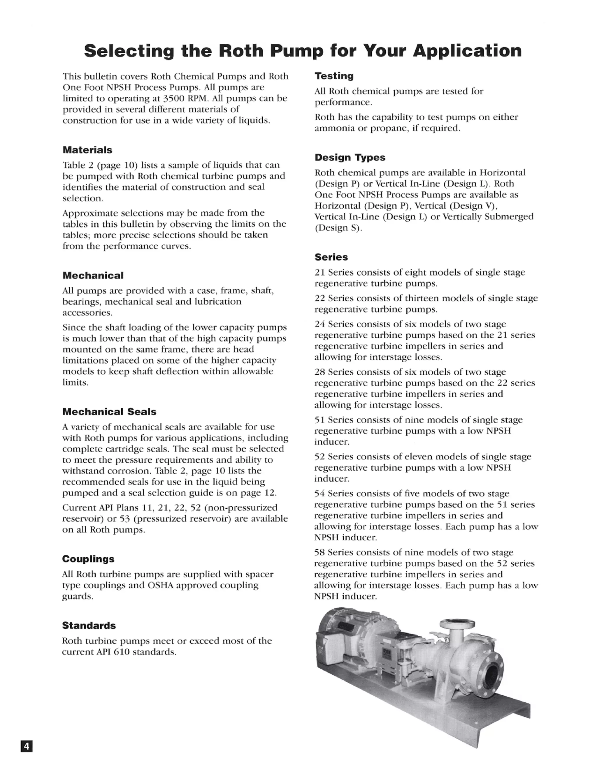 Regenerative Turbine Chemical Process Pumps | PDF