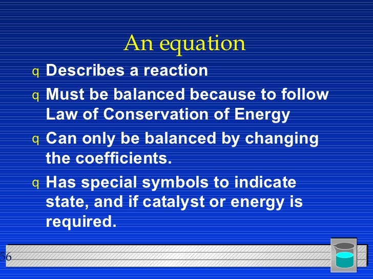 How do I describe the role of energy in chemical reactions?
