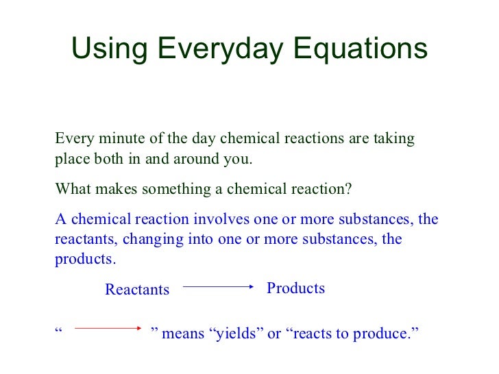 Chemical Reactions