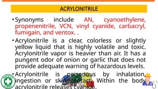 Chemical Asphyxian Health & Safety Measures ( H2S , Cyanide ...