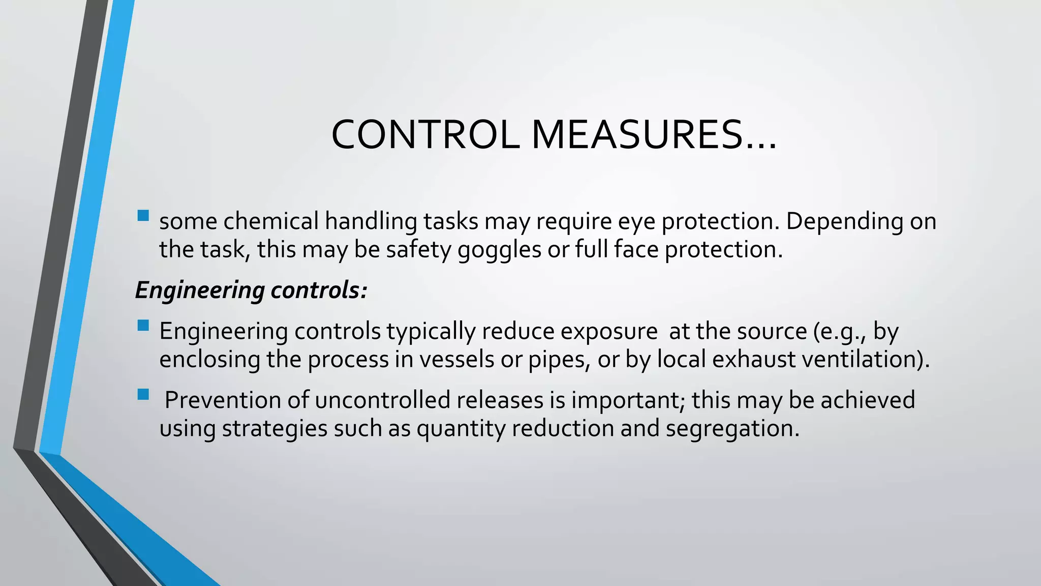Chemical based hazards in pharmaceutical | PPTX