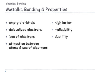 Chemical Bonding