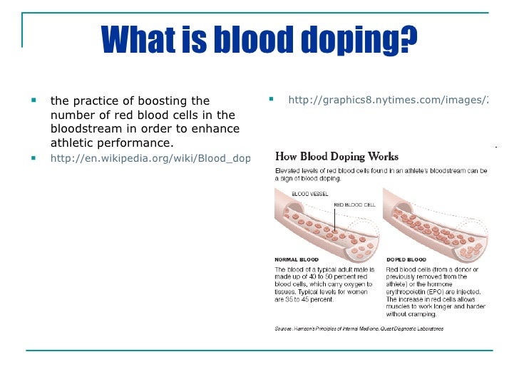 chemical bonding how blood doping works