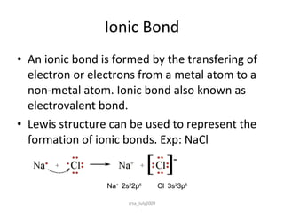Chemical bonding | PPT