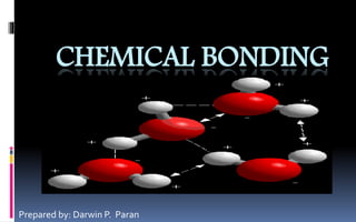 CHEMICAL BONDING
Prepared by: Darwin P. Paran
 