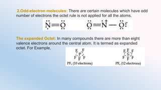 CHEMICAL BONDING AND MOLECULAR STRUCTURE | PPTX