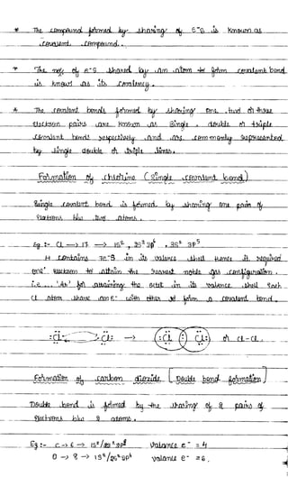 Chemical Bonding Pdf