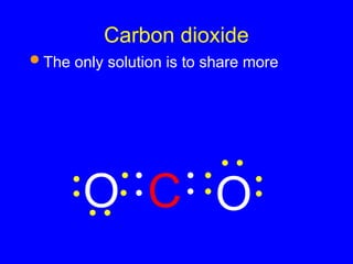 Carbon dioxide
 The only solution is to share more
O
C
O
 