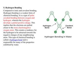 Brief description of different types of Chemical Bonds.pptx