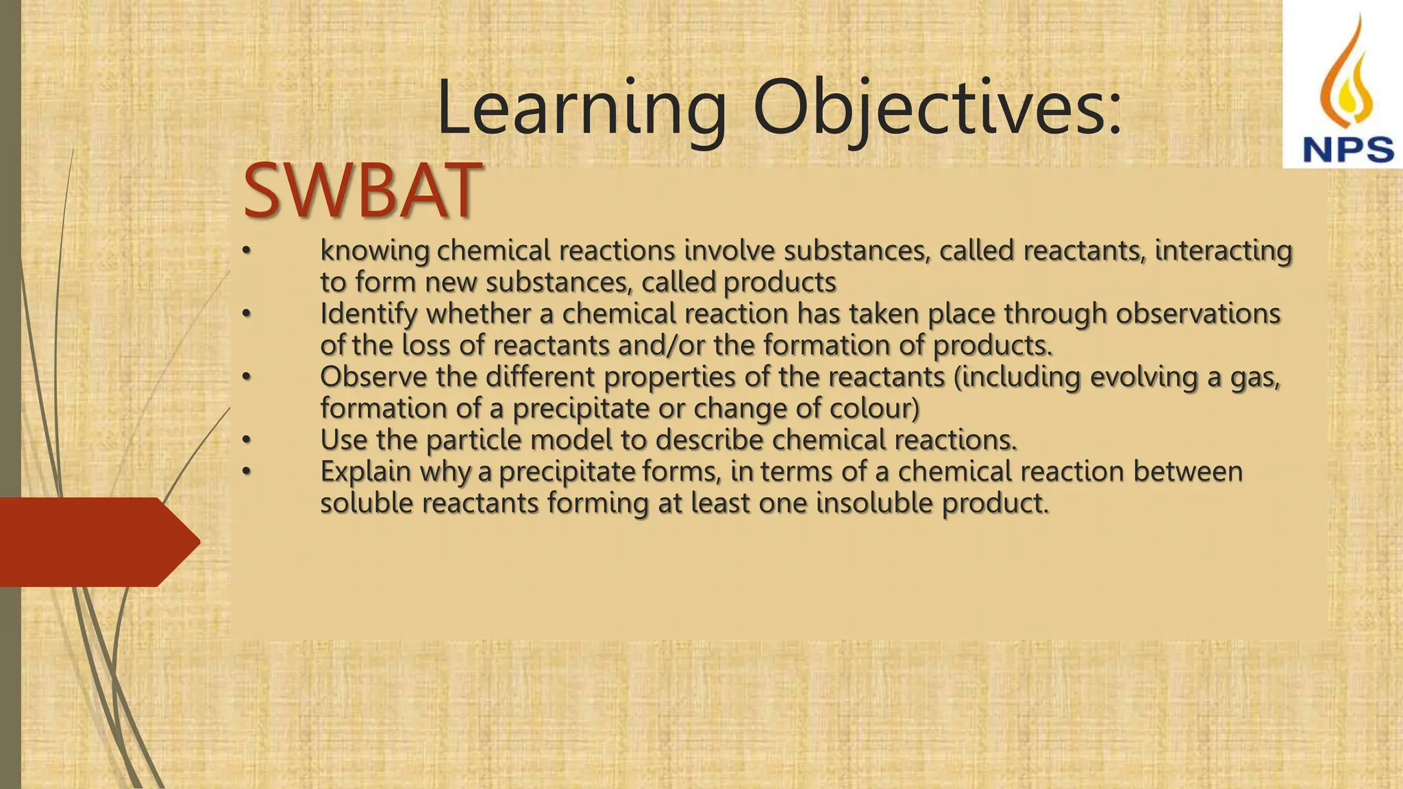 Swbat Education Example Chemical changes and reactions for 6.pptx